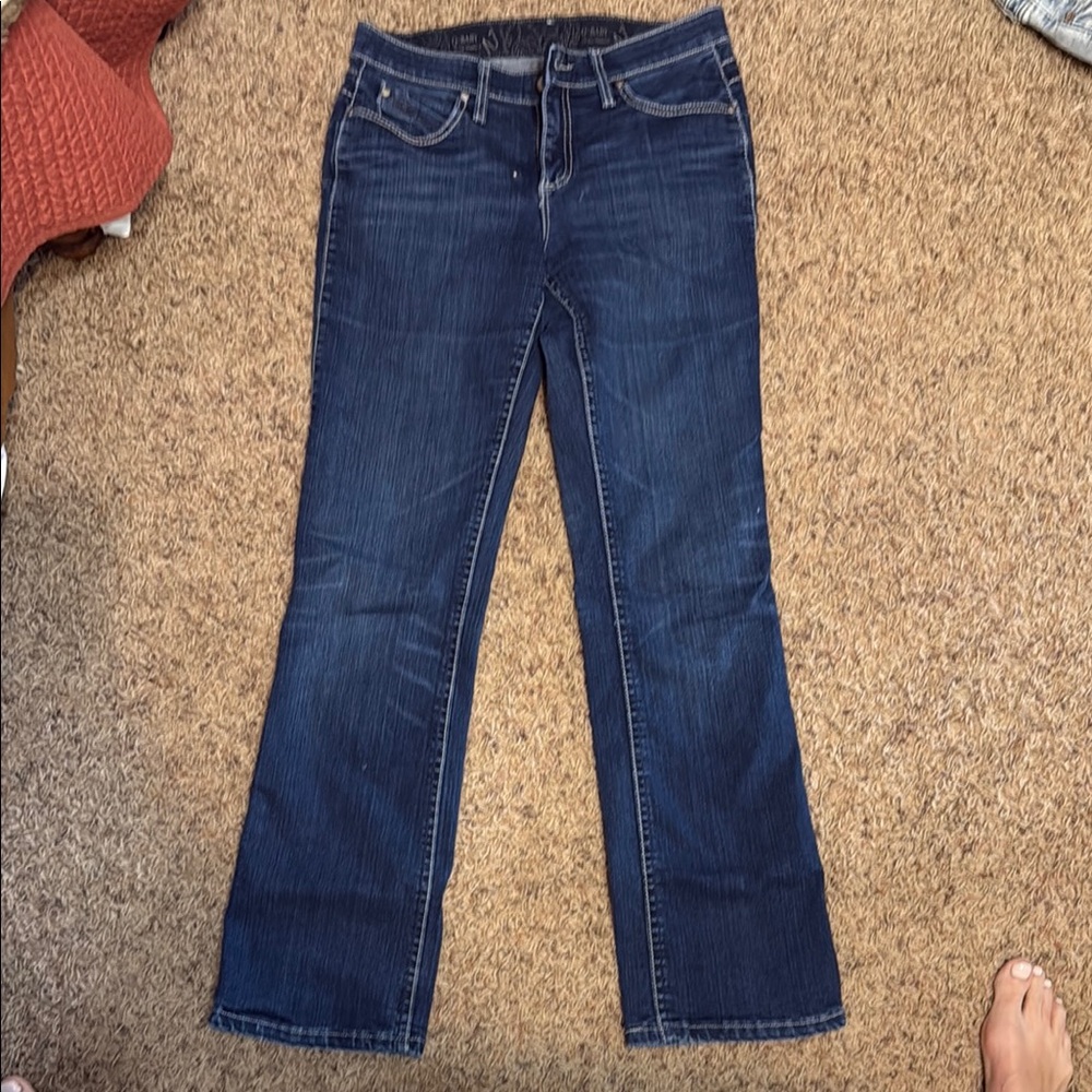 Wrangler Blue Boot Cut Jeans Classic Style